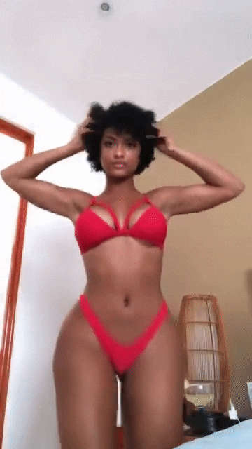 A Beautiful Ebony With Thick Afro NSFW