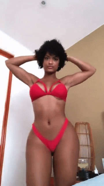 A Beautiful Ebony With Thick Afro NSFW