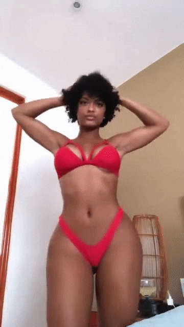 A Beautiful Ebony With Thick Afro NSFW