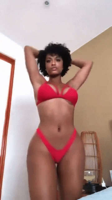 A Beautiful Ebony With Thick Afro NSFW