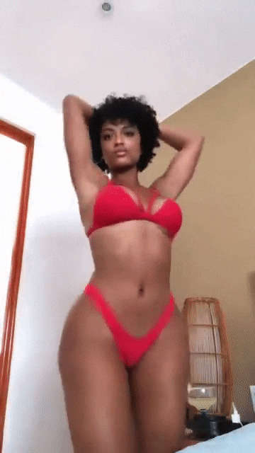 A Beautiful Ebony With Thick Afro NSFW