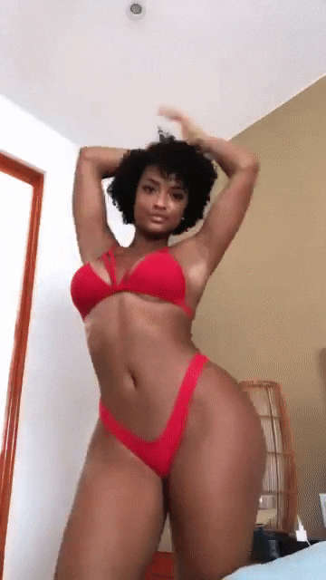 A Beautiful Ebony With Thick Afro NSFW