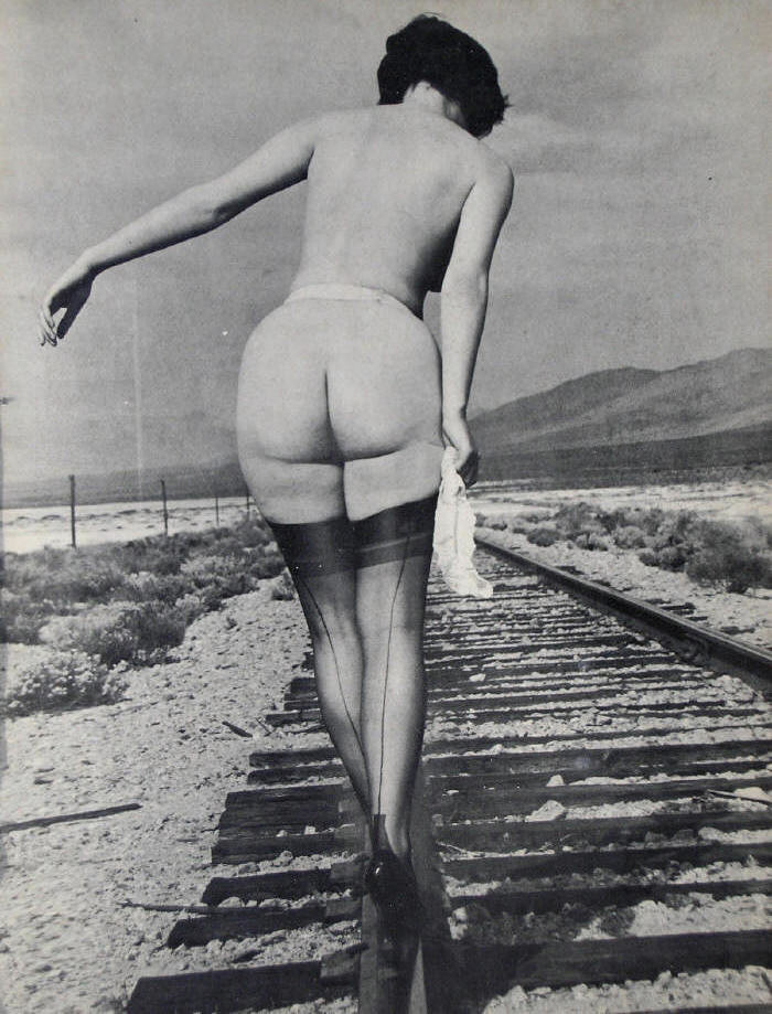 A Lesson In Linear Perspective Photographed By Elmer Batters C 1950s NSF