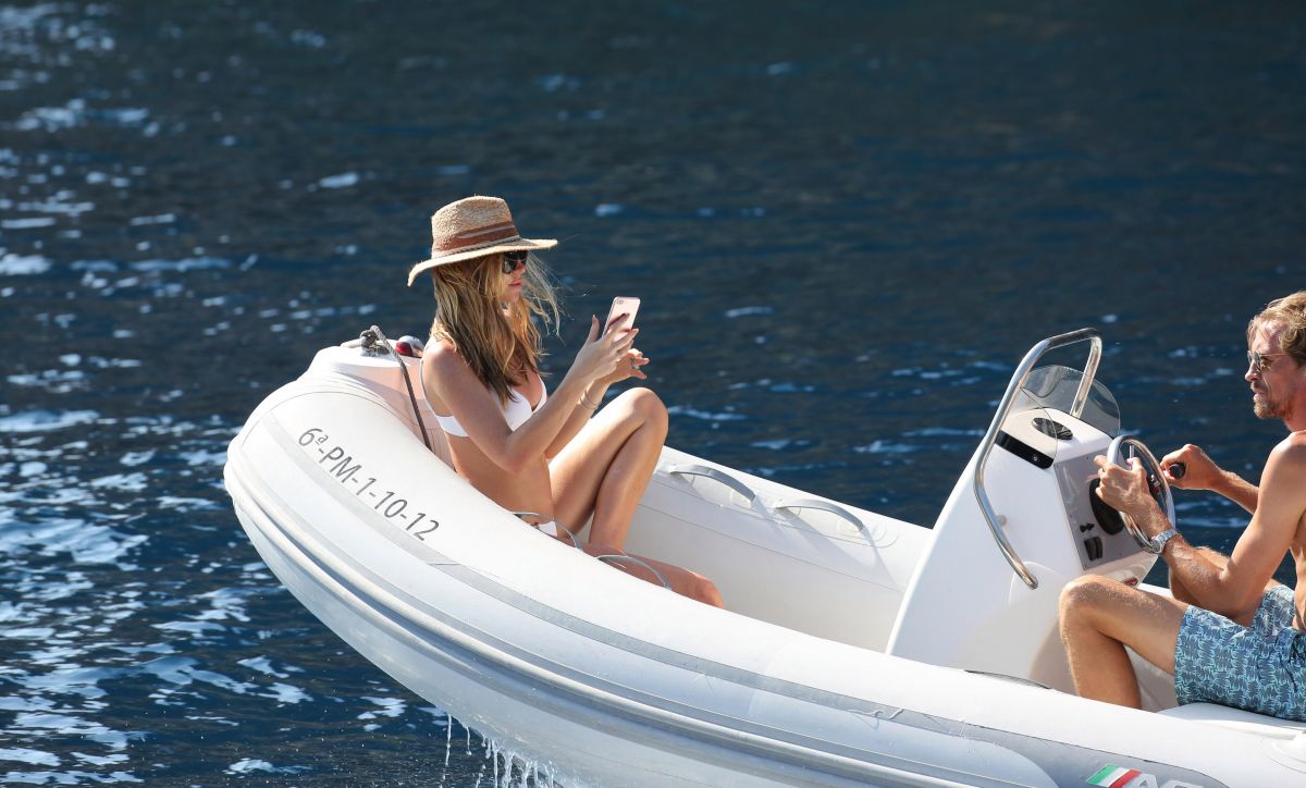 Abigail Abbey Clancy Bikini Yacht Mallorca