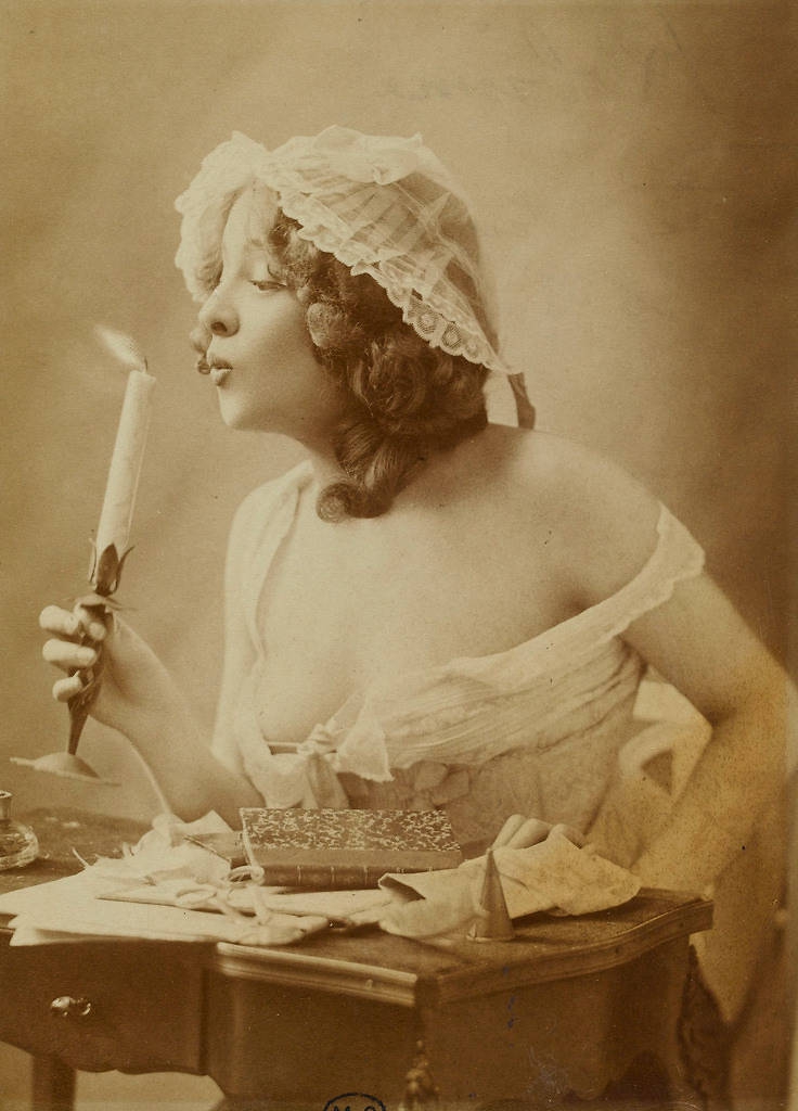 Actress Jane Renouardt By Leopold Reutlinger Ca 1910 NSF
