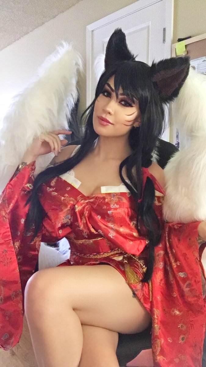 Ahri From League Of Legends Boudoir Cosplay By Felicia Vox NSF