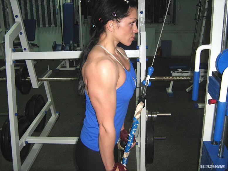 Alena Shiryaeva Muscles