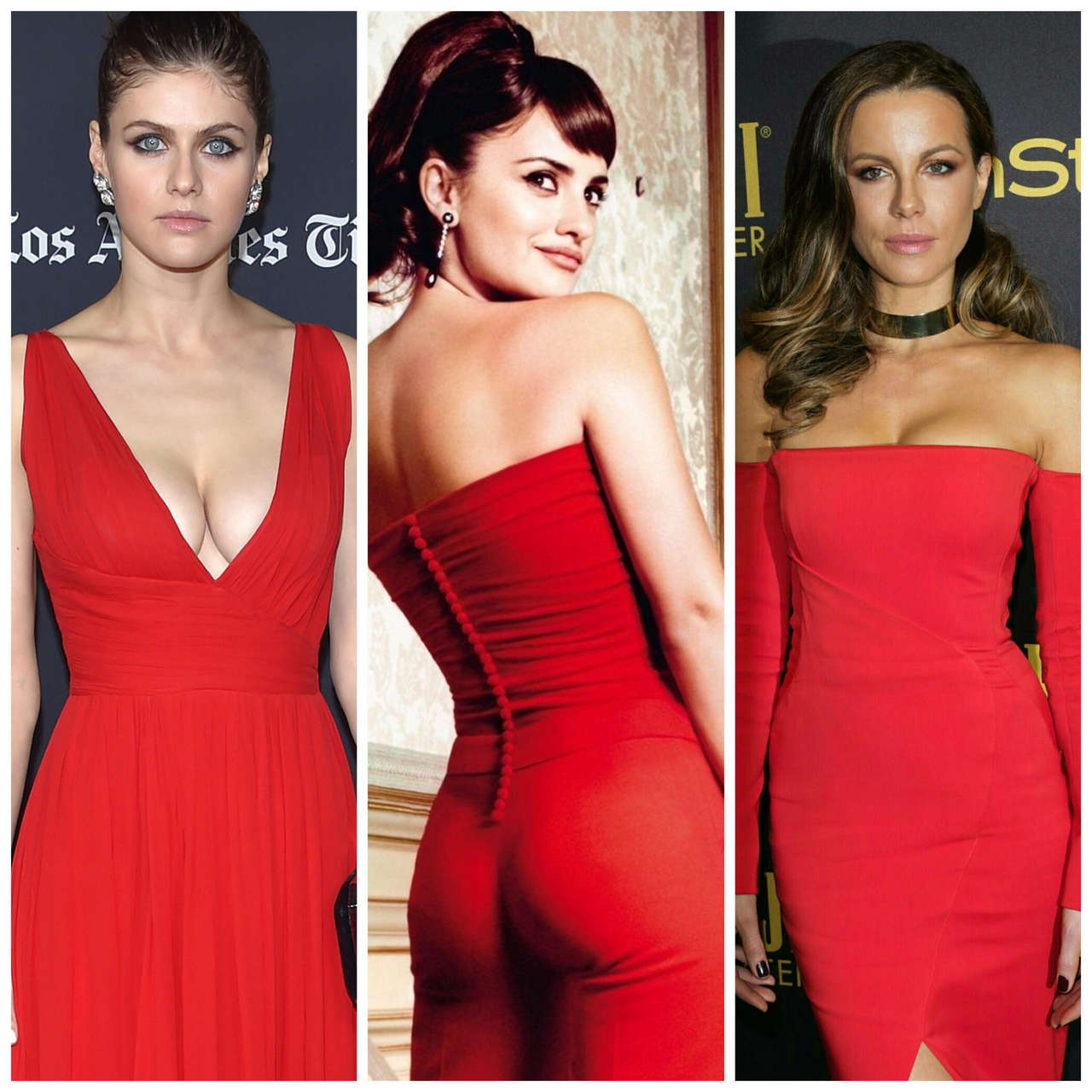 Alexandra Daddario Vs Penelope Cruz Vs Kate Beckinsale NSF