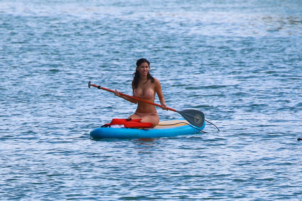 Alexandra Rodriguez Bikini Paddle Boarding Miami