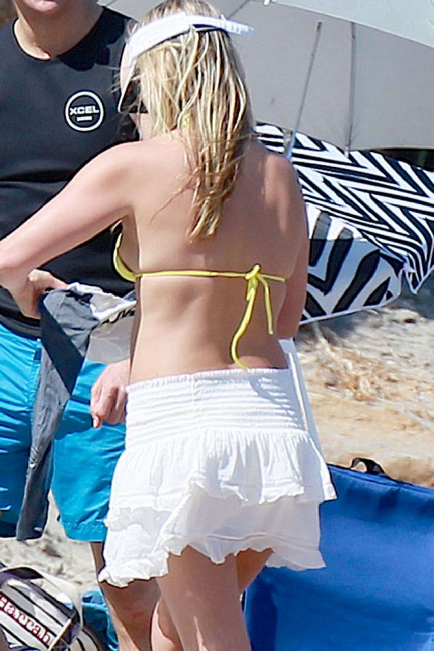 Ali Larter Bikini Top Beach Malibu