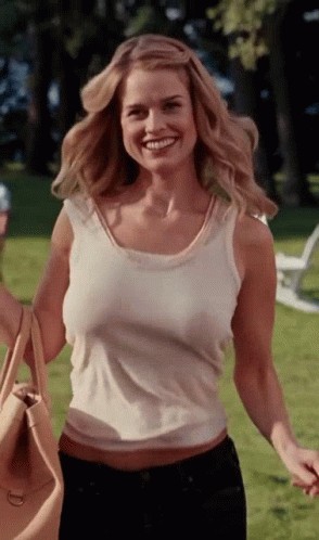 Alice Eve Being Very Bouncy NSFW