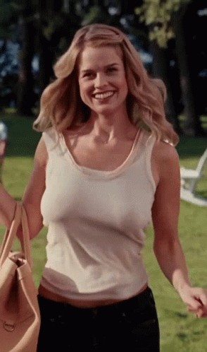 Alice Eve Being Very Bouncy NSFW