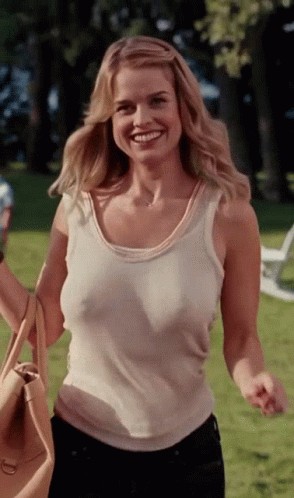 Alice Eve Being Very Bouncy NSFW