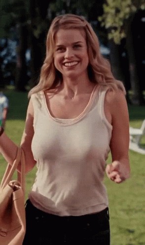 Alice Eve Being Very Bouncy NSFW