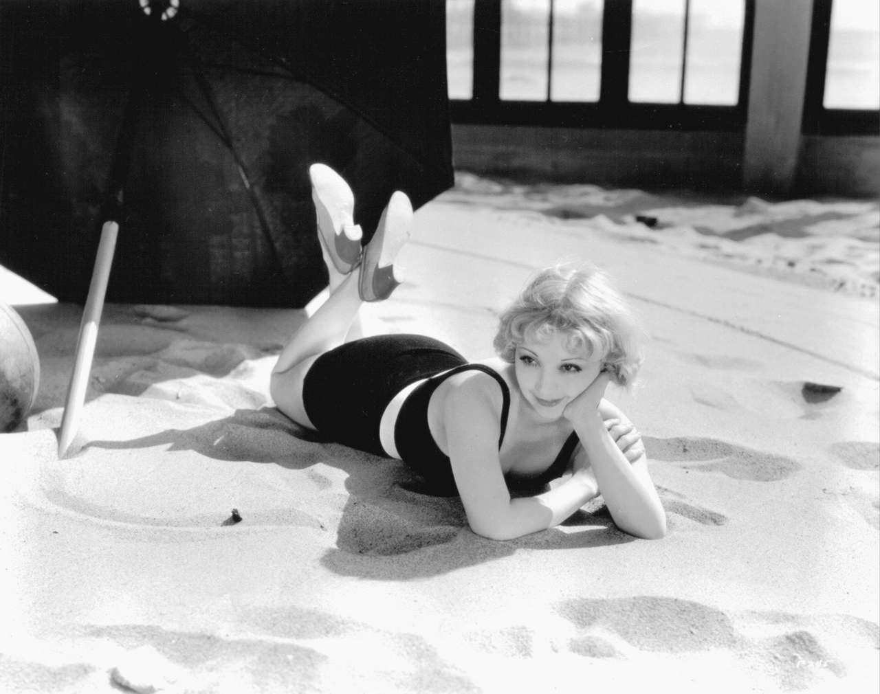 Alice White At The Beach 1929 NSF