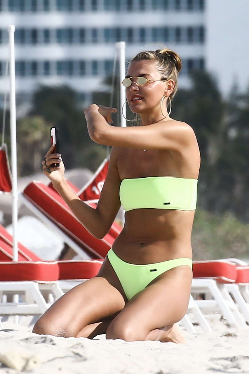 Alina Baikova Bikinis Beach Miami