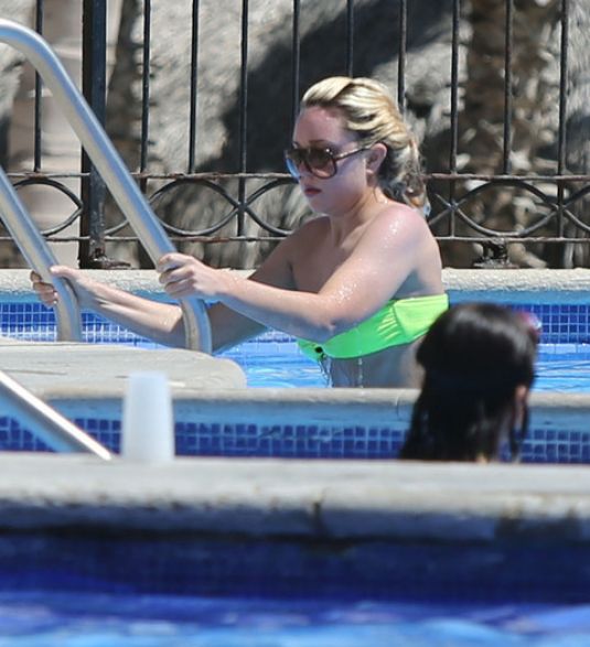 Amanda Bynes Bikini Pool Cabo San Lucas