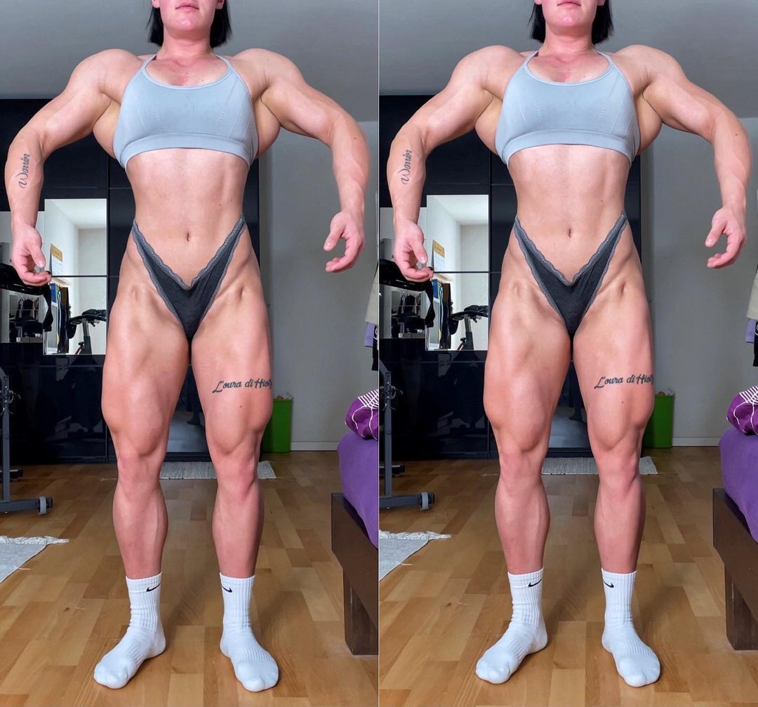 Amandine Kolly Muscles