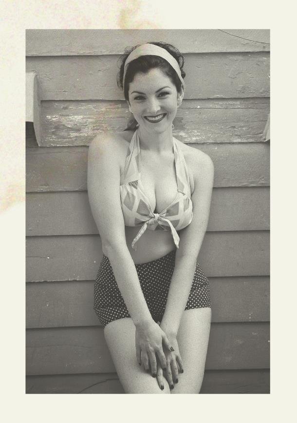 Amateur Bikini Modeler 1950s NSF