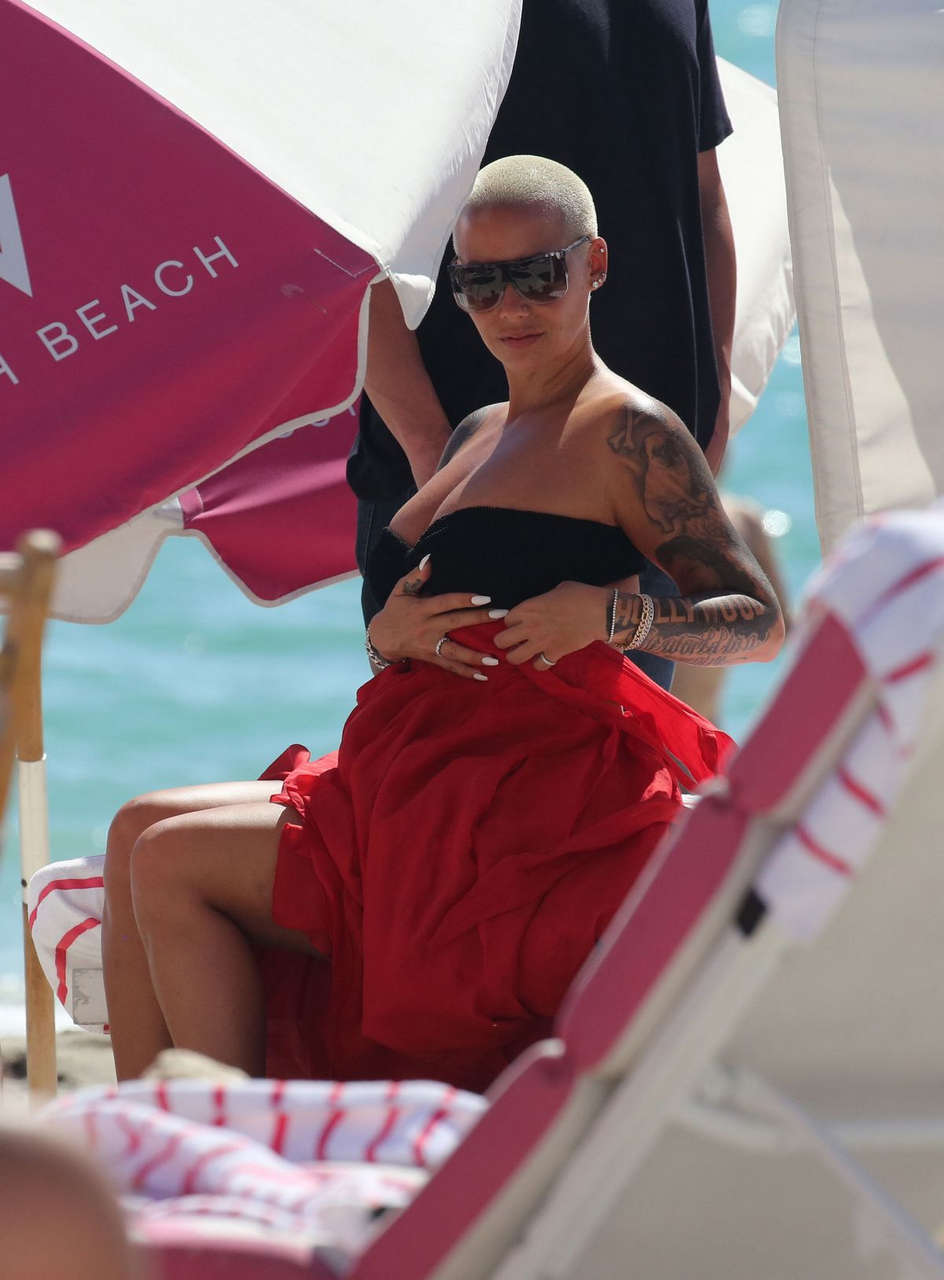 Amber Rose Bikini Beach Miami