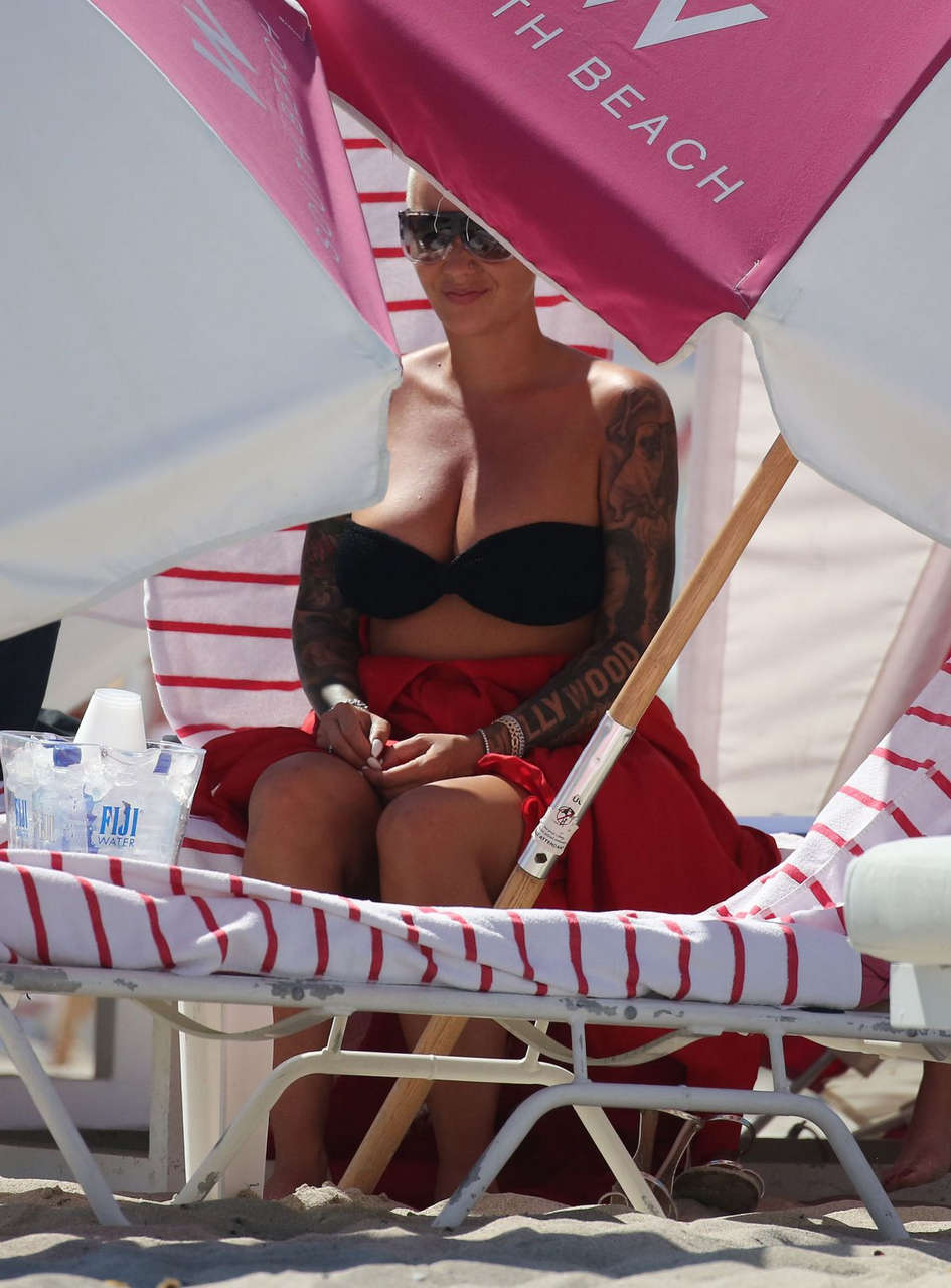 Amber Rose Bikini Beach Miami