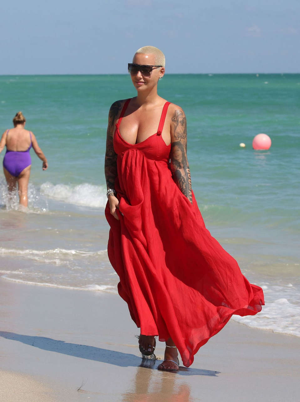 Amber Rose Bikini Beach Miami