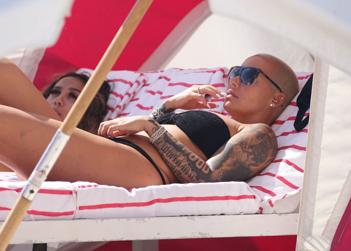 Amber Rose Bikini Beach Miami