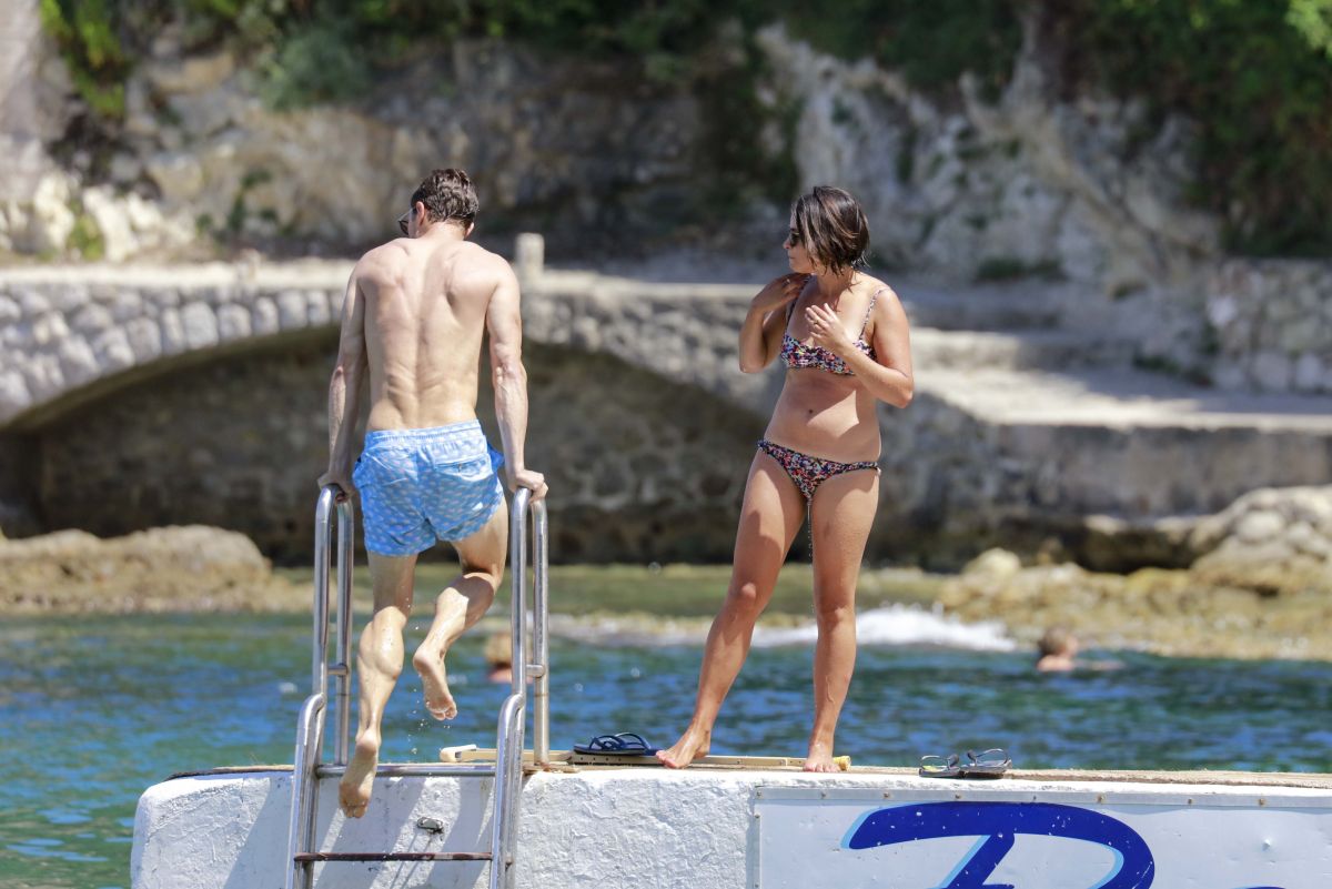 Amelia Warner Bikini Beach Monaco