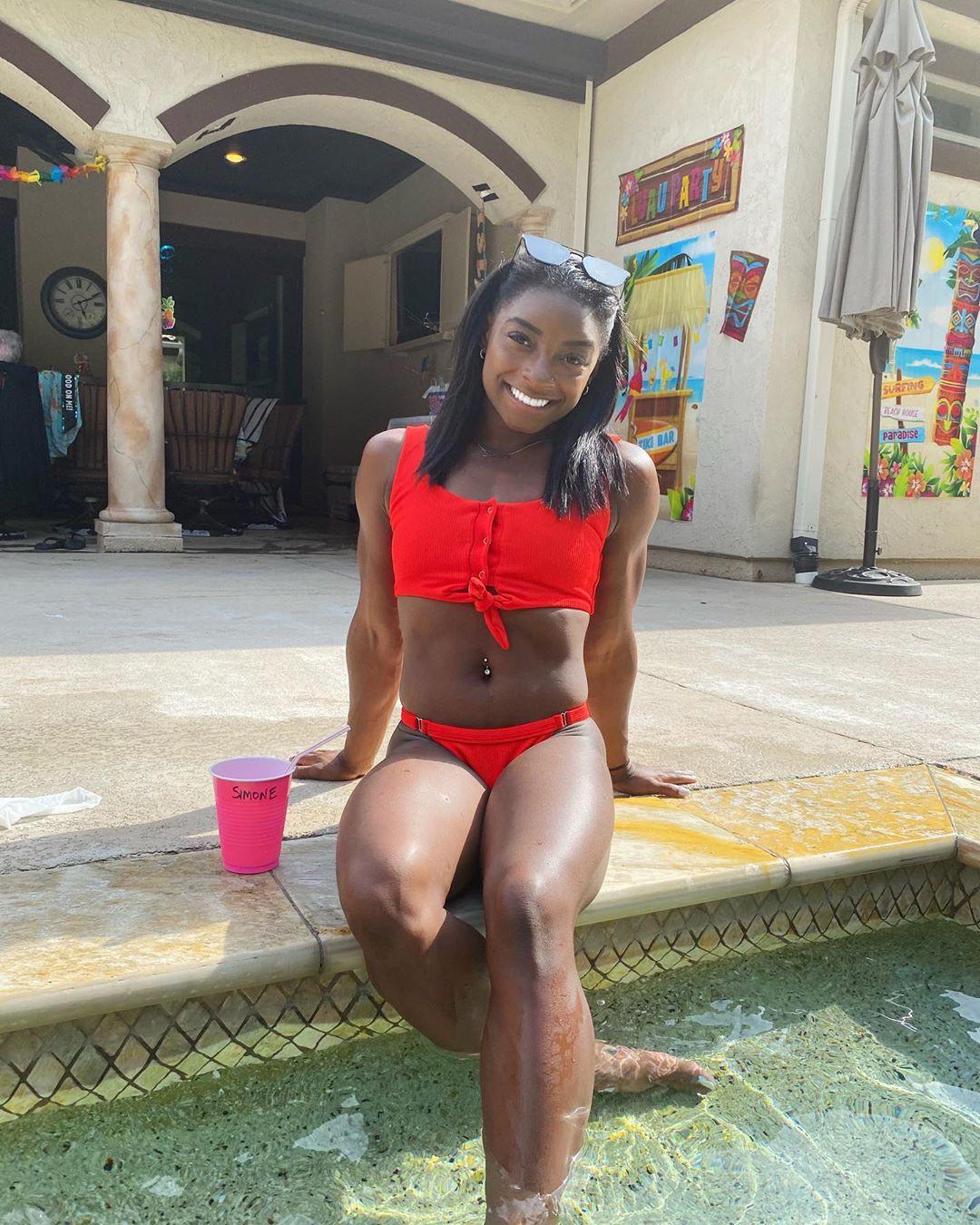 American Gymnast Simone Biles NSFW