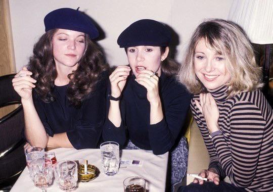 Amy Irving Carrie Fisher And Terri Garr In New York City 1977 NSF