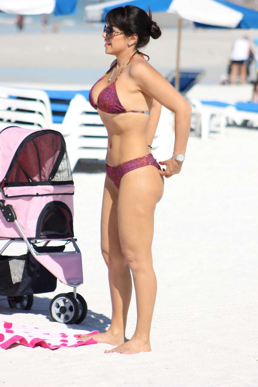 Andrea Calle Bikini Beach Miami