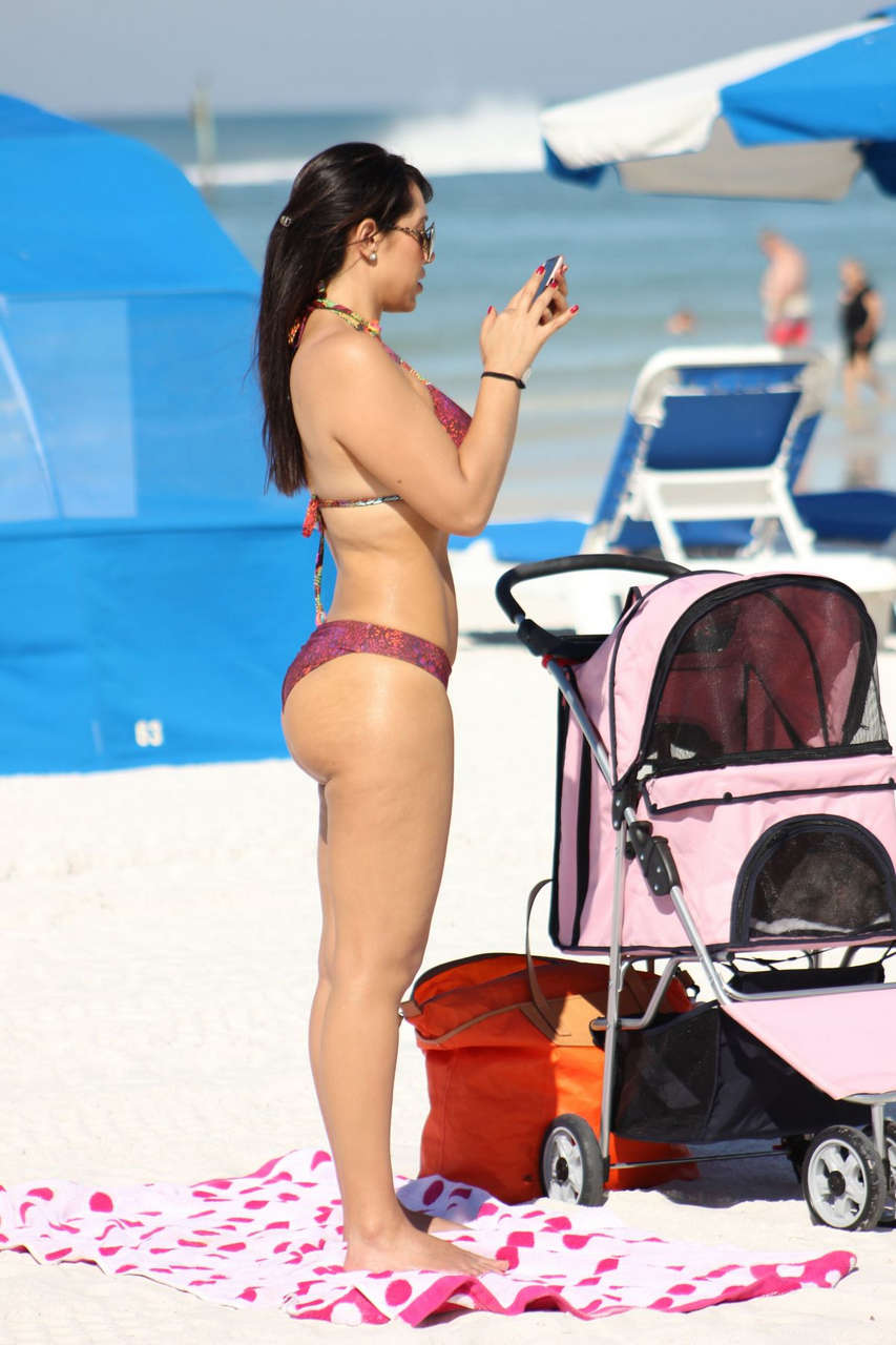 Andrea Calle Bikini Beach Miami