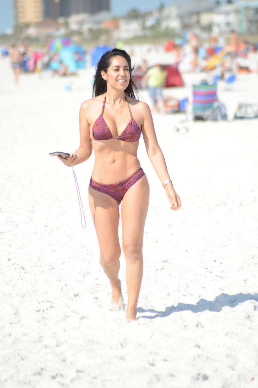 Andrea Calle Bikini Beach Miami