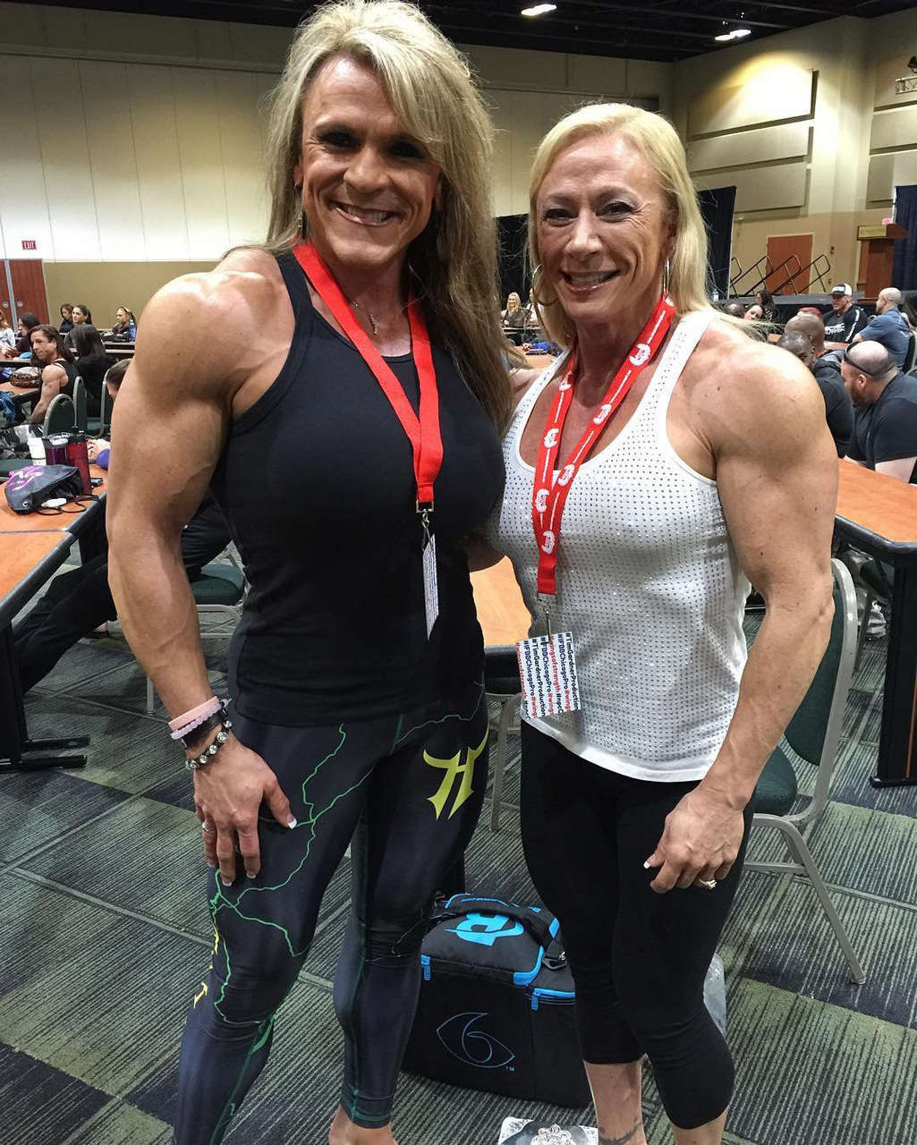 Angela Rayburn Kim Mcguire Muscles