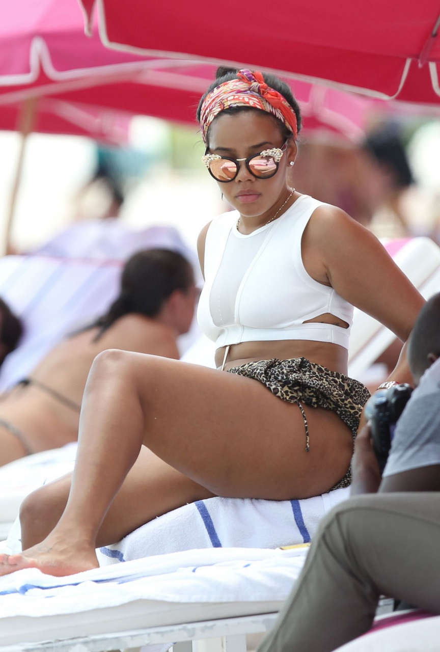 Angela Simmons Bikini Beach Miami