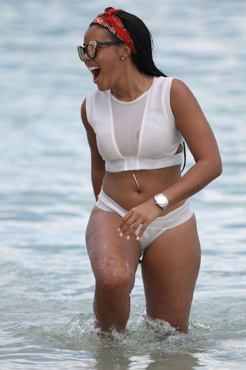 Angela Simmons Bikini Beach Miami