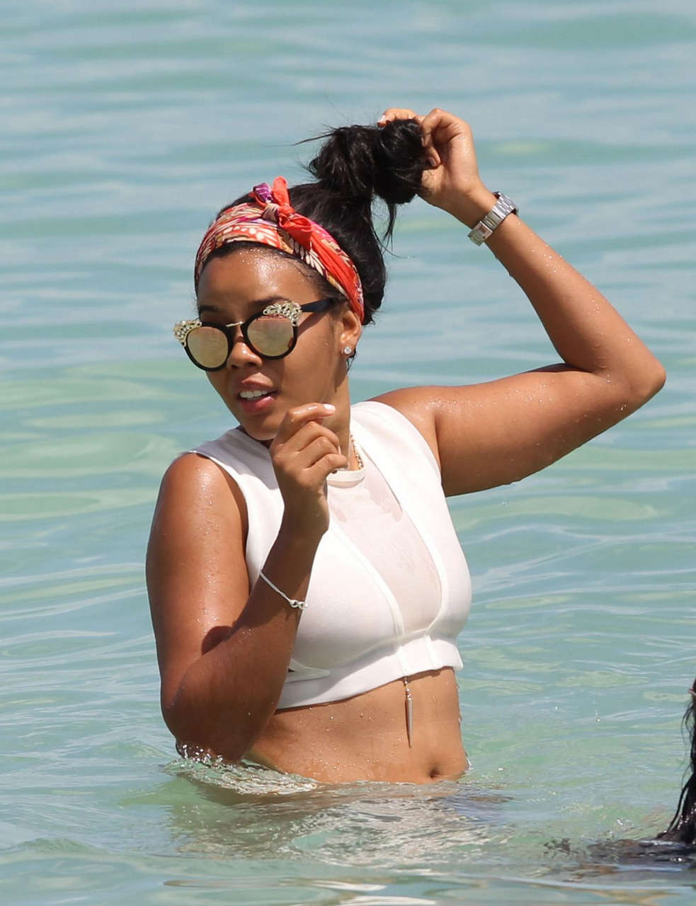 Angela Simmons Bikini Beach Miami