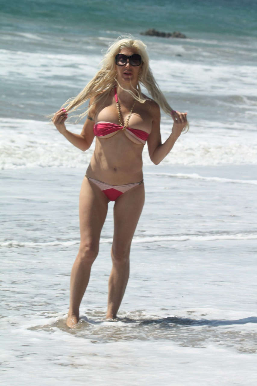 Angleique Frenchy Morgan Bikini Beach Malibu