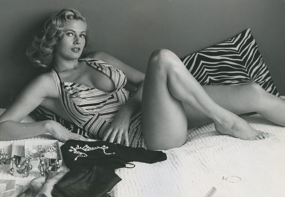 Anita Ekberg Photographed By Andre De Dienes 1955 NSF
