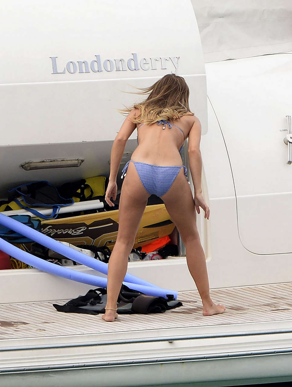 Ann Kathrin Gotze And Anna Sharypova Bikinis Boat Mallorca