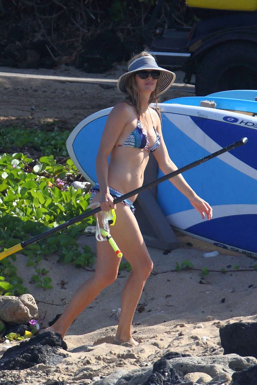 Anna Rawson Bikini Beach Hawaii