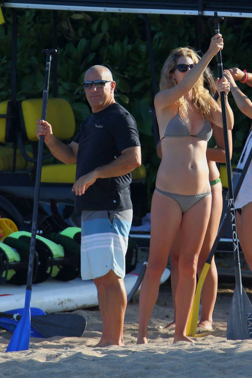 Anna Rawson Bikini Paddle Board Hawaii