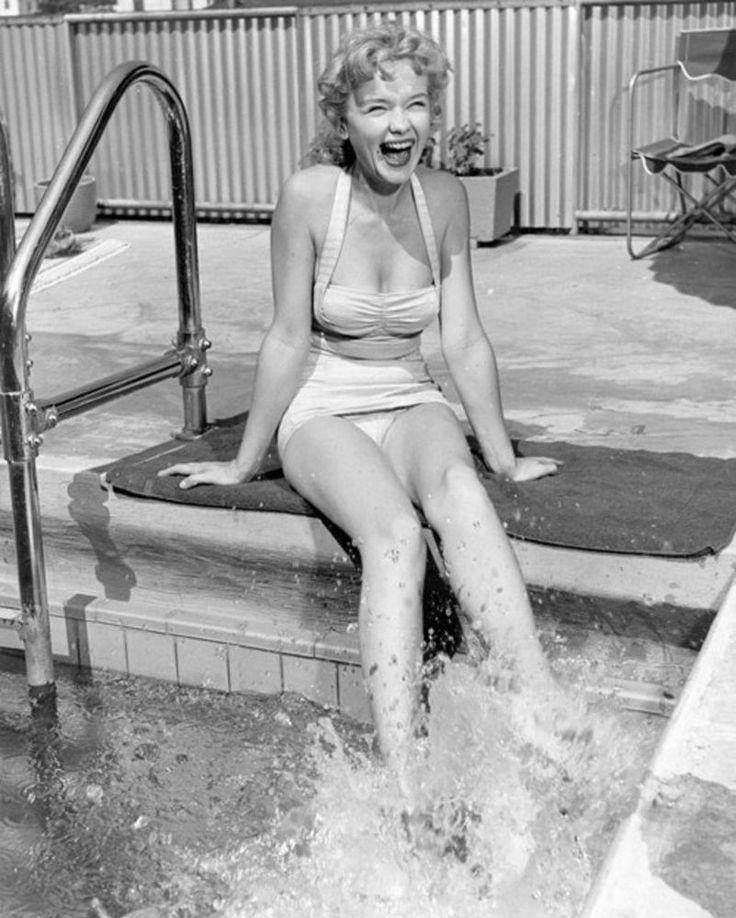 Anne Francis At The Pool NSF