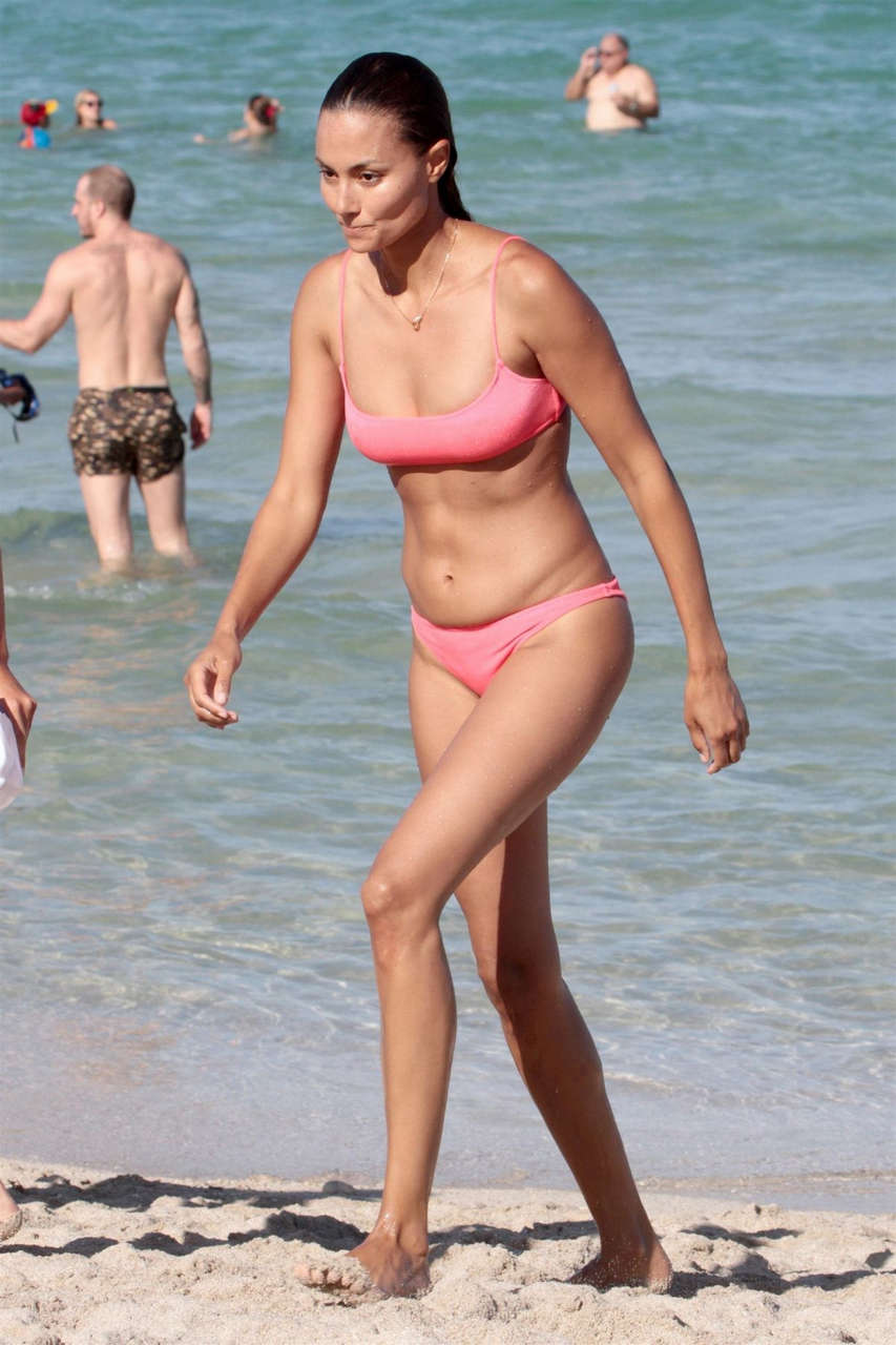Anne Marie Bikini Beach Miami