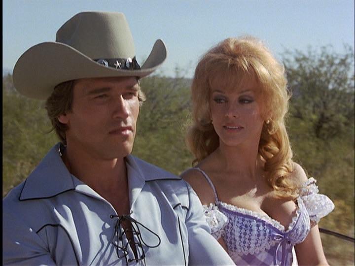 Arnold Schwarzenegger And Ann Margret 1979 NSF