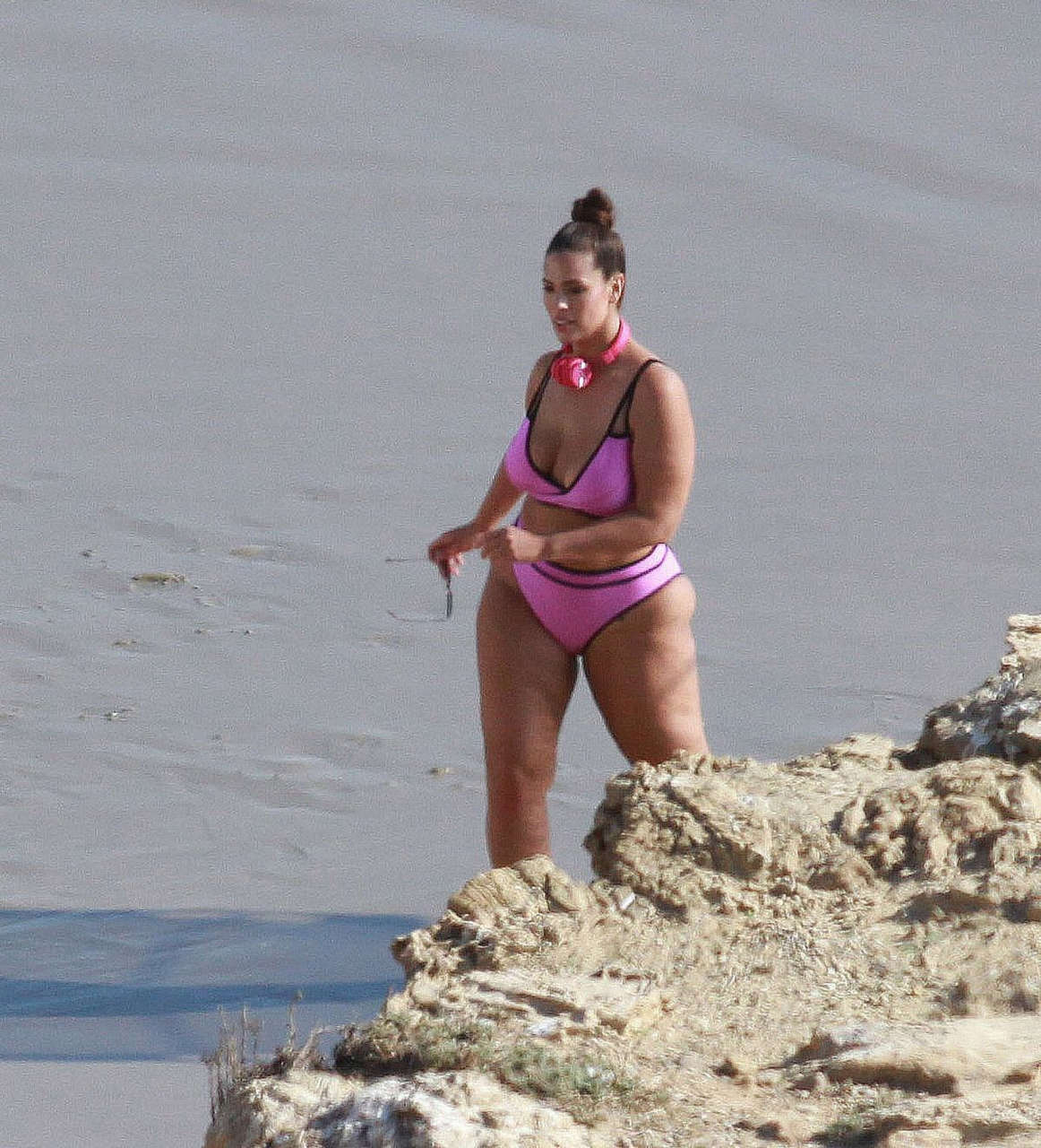 Ashley Graham Bikini Beach Los Angeles