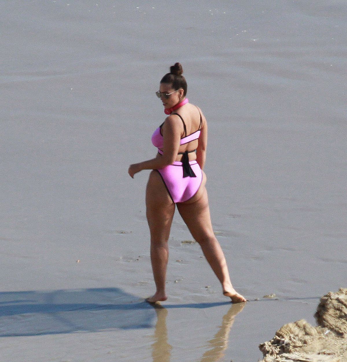 Ashley Graham Bikini Beach Los Angeles