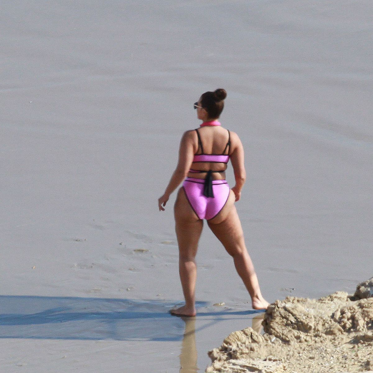 Ashley Graham Bikini Beach Los Angeles