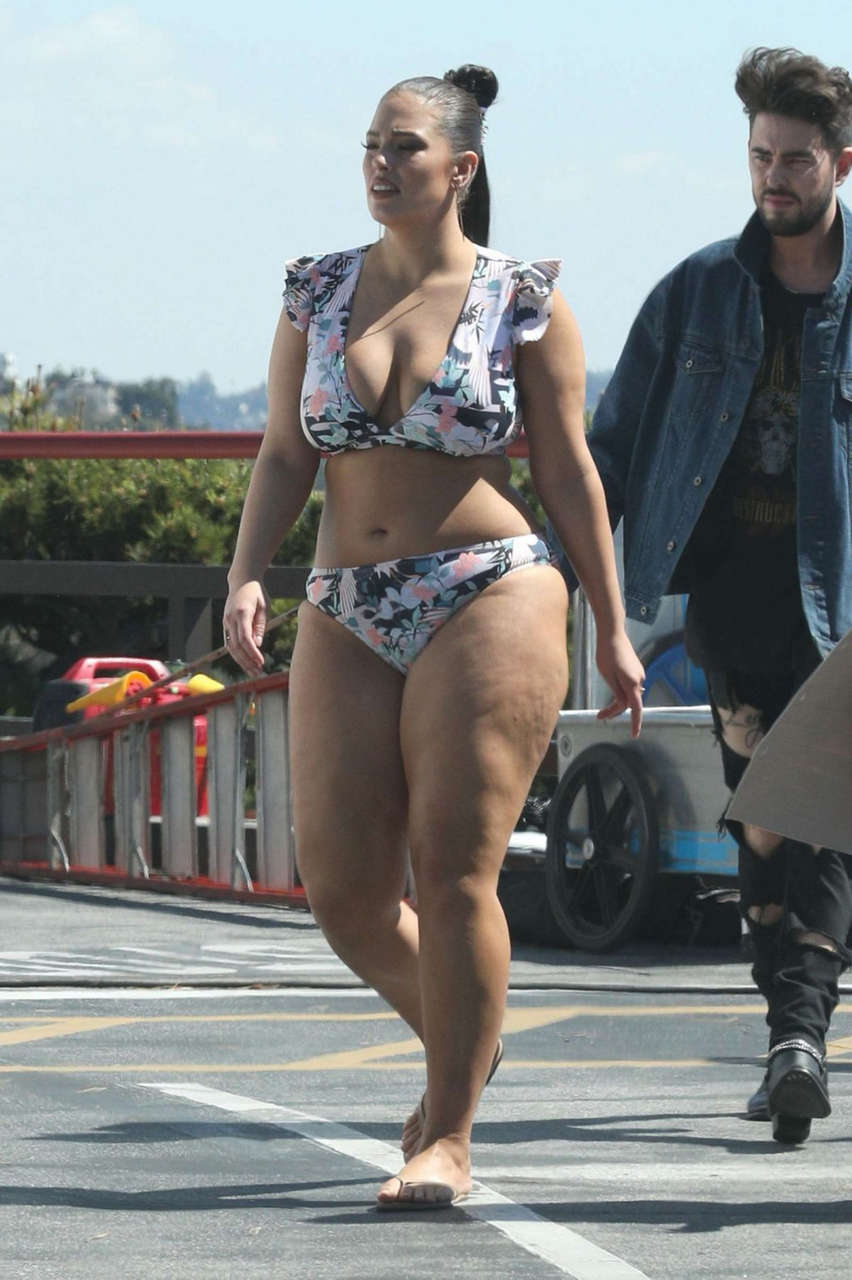 Ashley Graham Bikini Photoshoot Los Angeles