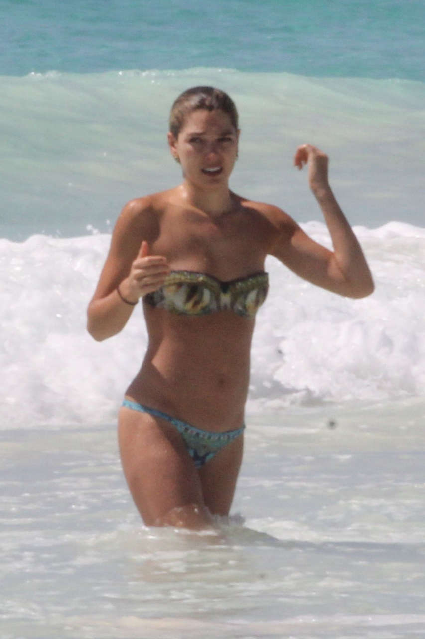 Ashley Hart Bikini Beach Tulum